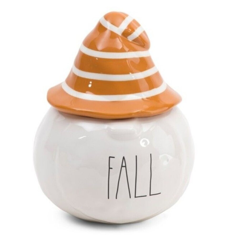 Rae Dunn "Fall" Glazed Ceramic Gnome Figure 9.5"